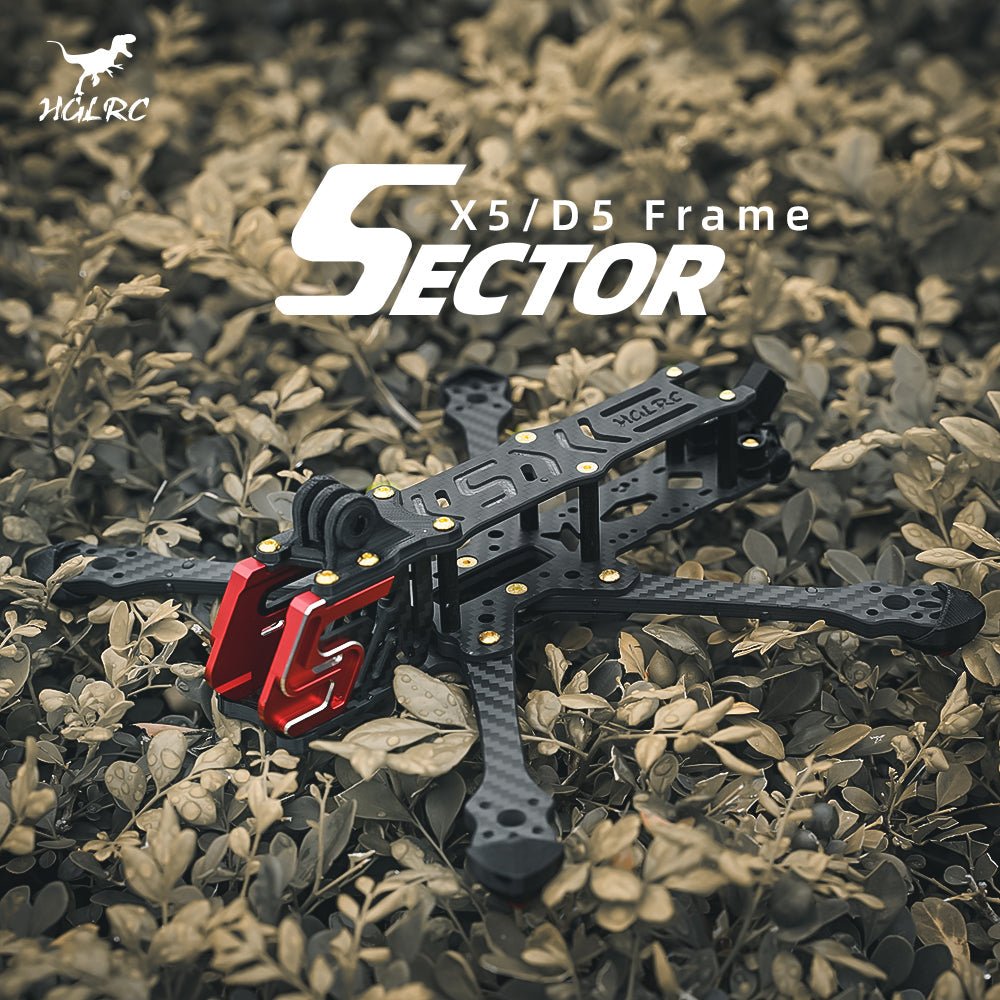 HGLRC Sector X5 FR 5 inch Freestyle FPV Frame The FPV Store you Deserve