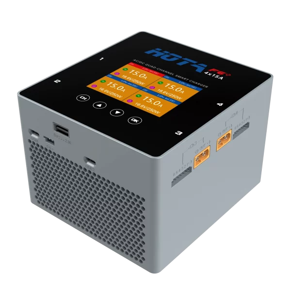 HOTA D6 Pro 325W 15A 1-6S Dual Channel AC/DC Smart Charger w