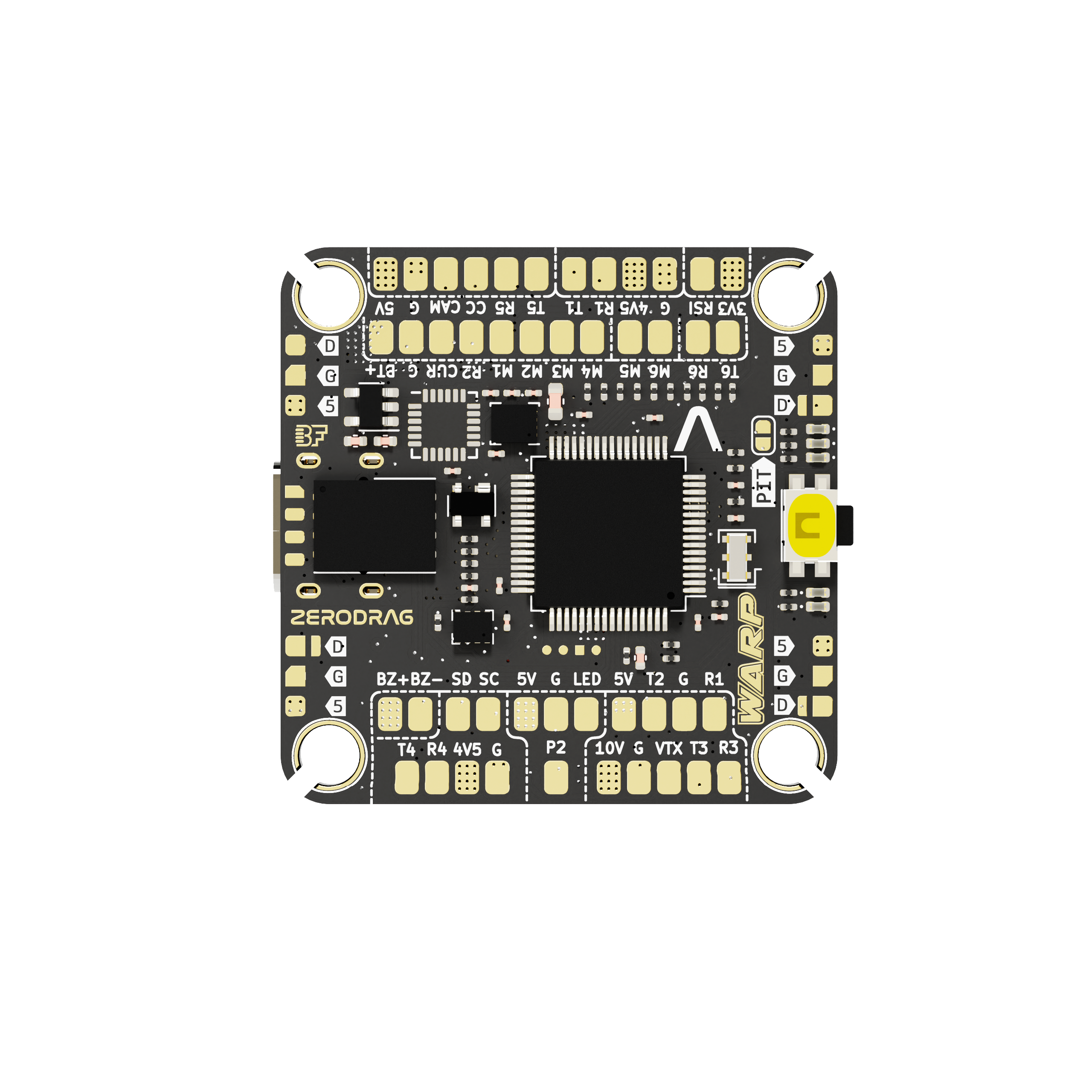 Zerodrag_DroneAdda_Warp_F7_Flight Controller_MPU6000_ICM42688P_Nexus1_ELRS_Aurora_Race-x_Catalyst_Racewire_LED_LEDs_9