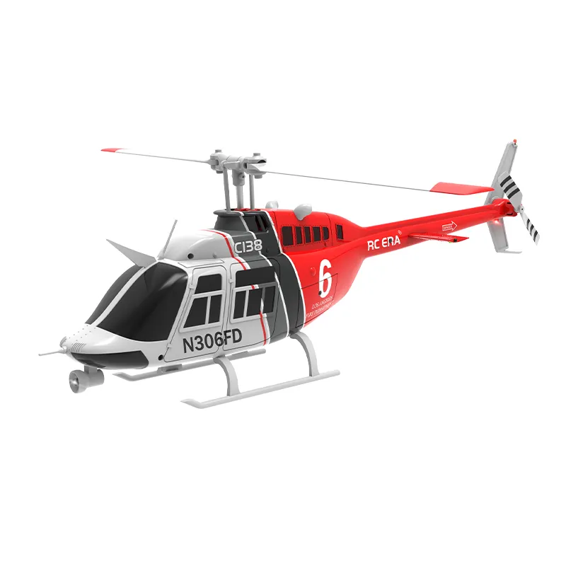 RC ERA C138ZCPRO Bell 6軸ジャイロスコープ ラジコン ヘリ RC ERA C138 Bell 206 Gyro Stabilized Scale RC Helicopter - RTF